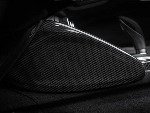 Alfa Romeo Giulia Center Console Side Panel Trim Cover - Carbon Fiber - Pre '20 Models